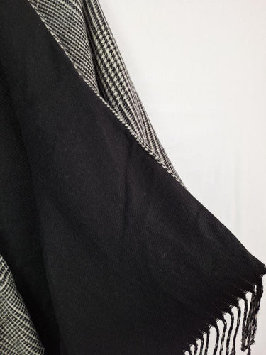 Seed Hounds Tooth Fringed Shawl Cardigan Size OSFA by SwapUp-Online Second Hand Store-Online Thrift Store