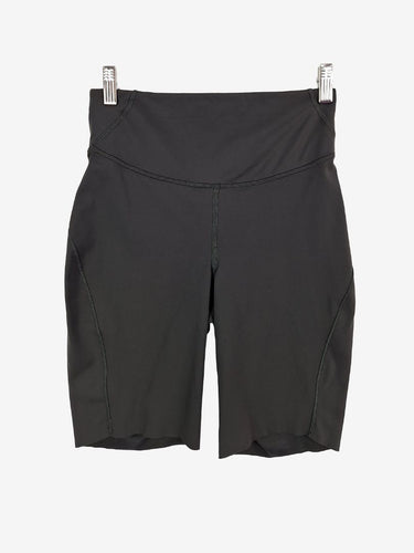 Lululemon Charcoal Overlocked edge Activewear Shorts Size 10 by SwapUp-Online Second Hand Store-Online Thrift Store