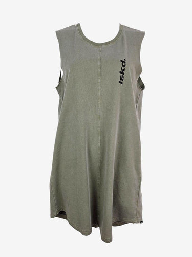 LSKD Grey Distressed Tank Mini Shorts Size 14 by SwapUp-Online Second Hand Store-Online Thrift Store