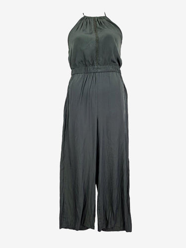 Witchery Khaki Halter Neck Jumpsuit Size 10 by SwapUp-Online Second Hand Store-Online Thrift Store