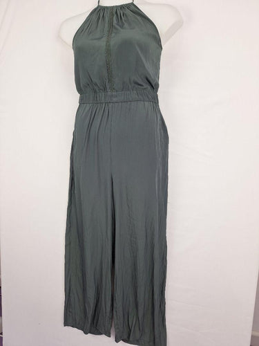 Witchery Khaki Halter Neck Jumpsuit Size 10 by SwapUp-Online Second Hand Store-Online Thrift Store