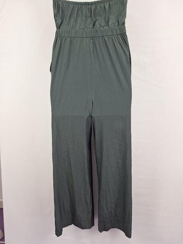 Witchery Khaki Halter Neck Jumpsuit Size 10 by SwapUp-Online Second Hand Store-Online Thrift Store