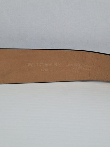 Witchery Elegant Matte Faux Leather Belt Size M by SwapUp-Online Second Hand Store-Online Thrift Store