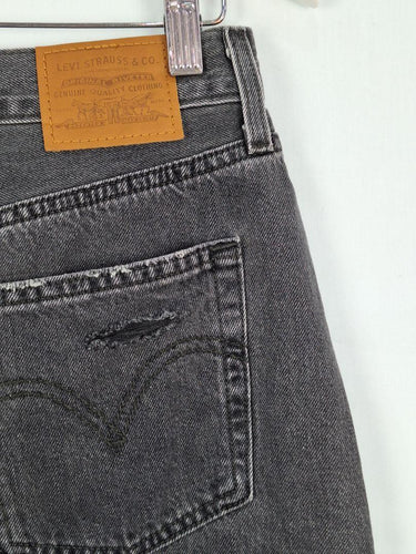 Levi's Washed Black Denim Mini Skirt Size 10 by SwapUp-Online Second Hand Store-Online Thrift Store