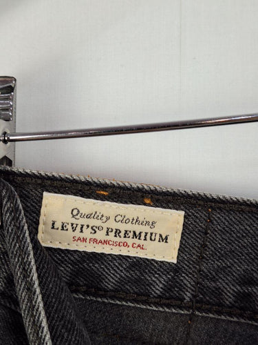 Levi's Washed Black Denim Mini Skirt Size 10 by SwapUp-Online Second Hand Store-Online Thrift Store