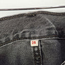 Levi's Washed Black Denim Mini Skirt Size 10 by SwapUp-Online Second Hand Store-Online Thrift Store