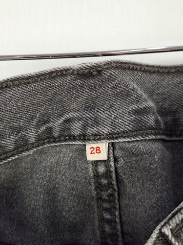 Levi's Washed Black Denim Mini Skirt Size 10 by SwapUp-Online Second Hand Store-Online Thrift Store