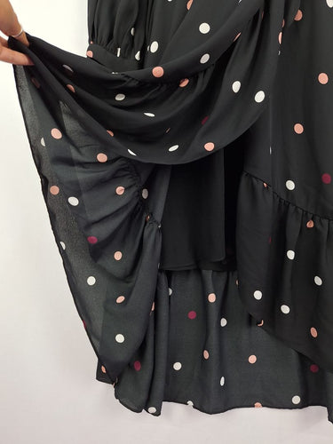 Kate Spade Autumn Polka Dot Wrap Maxi Dress Size 8 by SwapUp-Online Second Hand Store-Online Thrift Store