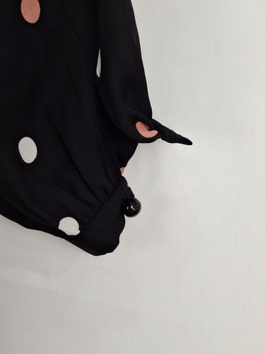 Kate Spade Autumn Polka Dot Wrap Maxi Dress Size 8 by SwapUp-Online Second Hand Store-Online Thrift Store
