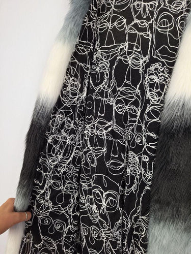 Melissa McCarthy Faux Fur Grey Tones Vest Size XXL by SwapUp-Online Second Hand Store-Online Thrift Store