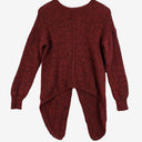 Sass & Bide Shimmering Wine Red Split Back Jumper Size XXS by SwapUp-Online Second Hand Store-Online Thrift Store