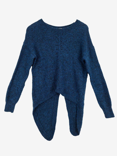Sass & Bide Deep Teal Shimmer High Low Jumper Size XXS by SwapUp-Online Second Hand Store-Online Thrift Store