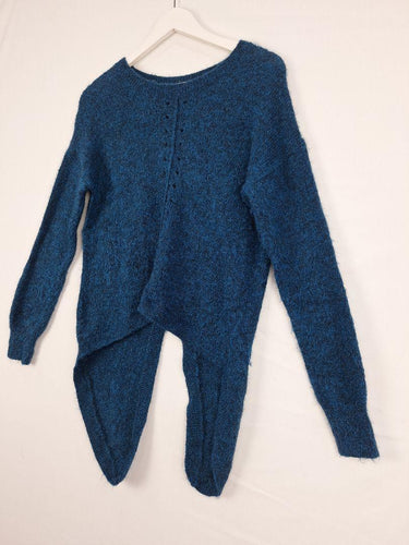 Sass & Bide Deep Teal Shimmer High Low Jumper Size XXS by SwapUp-Online Second Hand Store-Online Thrift Store