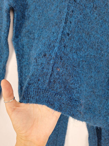 Sass & Bide Deep Teal Shimmer High Low Jumper Size XXS by SwapUp-Online Second Hand Store-Online Thrift Store