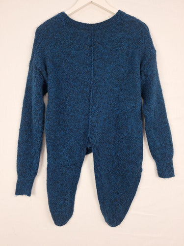 Sass & Bide Deep Teal Shimmer High Low Jumper Size XXS by SwapUp-Online Second Hand Store-Online Thrift Store