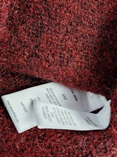 Sass & Bide Shimmering Wine Red Split Back Jumper Size XXS by SwapUp-Online Second Hand Store-Online Thrift Store