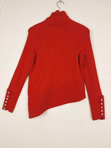 Sass & Bide Asymmetrical Strawberry Ribbed Jumper Size XXS by SwapUp-Online Second Hand Store-Online Thrift Store