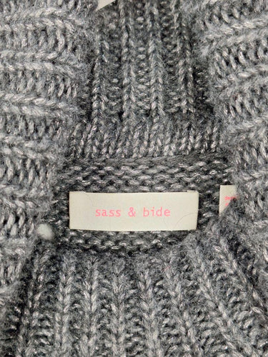 Sass & Bide Smokey Shimmer Turtleneck Knit Top Size XXS by SwapUp-Online Second Hand Store-Online Thrift Store