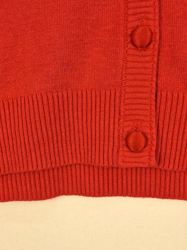 Alannah Hill Diamond Beaded Warm Pink Cardigan Size 8 by SwapUp-Online Second Hand Store-Online Thrift Store