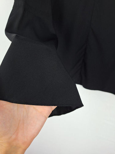 Tibi Smart Cut Out Bell Sleeve Blouse Size M by SwapUp-Online Second Hand Store-Online Thrift Store