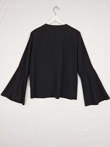 Tibi Smart Cut Out Bell Sleeve Blouse Size M by SwapUp-Online Second Hand Store-Online Thrift Store