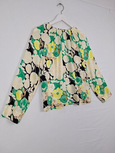 Rodebjer Bright Tropics Longsleeve Blouse Size S by SwapUp-Online Second Hand Store-Online Thrift Store