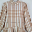 Zoe Kratzmann Mocha Button-up Plaid Dress Size 10 by SwapUp-Online Second Hand Store-Online Thrift Store