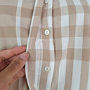 Zoe Kratzmann Mocha Button-up Plaid Dress Size 10 by SwapUp-Online Second Hand Store-Online Thrift Store