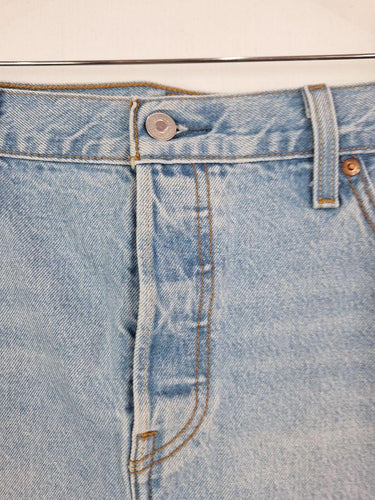 Levi's Light Wash Icon Denim Mini Skirt Size 14 by SwapUp-Online Second Hand Store-Online Thrift Store