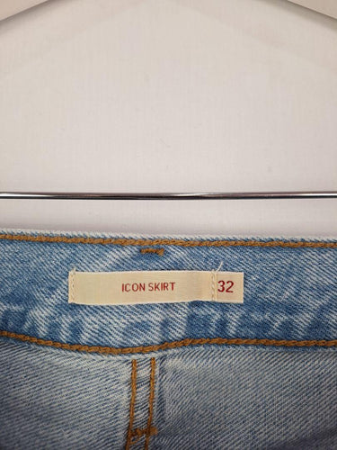 Levi's Light Wash Icon Denim Mini Skirt Size 14 by SwapUp-Online Second Hand Store-Online Thrift Store