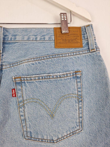 Levi's Light Wash Icon Denim Mini Skirt Size 14 by SwapUp-Online Second Hand Store-Online Thrift Store