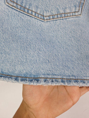 Levi's Light Wash Icon Denim Mini Skirt Size 14 by SwapUp-Online Second Hand Store-Online Thrift Store