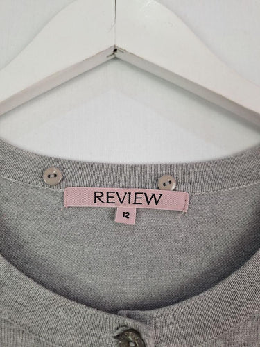 Review Staple Cropped Knit Cardigan Size 12 by SwapUp-Online Second Hand Store-Online Thrift Store