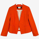 Veronika Maine Vibrant Collarless Work Blazer Size 12 by SwapUp-Online Second Hand Store-Online Thrift Store