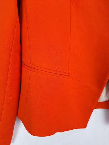Veronika Maine Vibrant Collarless Work Blazer Size 12 by SwapUp-Online Second Hand Store-Online Thrift Store