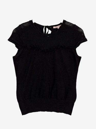 Review Pretty Frilled Everyday Knit Top Size 12 by SwapUp-Online Second Hand Store-Online Thrift Store