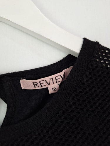 Review Pretty Frilled Everyday Knit Top Size 12 by SwapUp-Online Second Hand Store-Online Thrift Store
