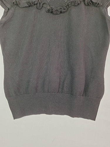 Review Pretty Frilled Everyday Knit Top Size 12 by SwapUp-Online Second Hand Store-Online Thrift Store