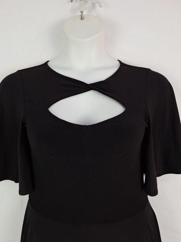 Leina Broughton Twist Cut Out Midi Dress Size 12 by SwapUp-Online Second Hand Store-Online Thrift Store