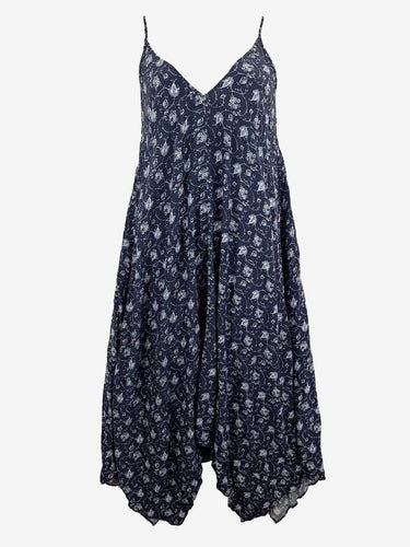 Seafolly Navy Floral Flowy Dress Size M by SwapUp-Online Second Hand Store-Online Thrift Store