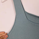 Bul Sea Blue Rolled Hem Top Size 10 by SwapUp-Online Second Hand Store-Online Thrift Store