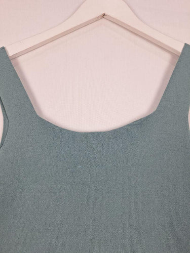 Bul Sea Blue Rolled Hem Top Size 10 by SwapUp-Online Second Hand Store-Online Thrift Store