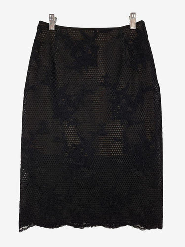 Scanlan Theodore Mesh Lace Midi Skirt Size 10 by SwapUp-Online Second Hand Store-Online Thrift Store