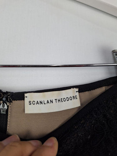 Scanlan Theodore Mesh Lace Midi Skirt Size 10 by SwapUp-Online Second Hand Store-Online Thrift Store