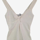 Atmos & Here White Twist Front Tank Top Size 8 by SwapUp-Online Second Hand Store-Online Thrift Store