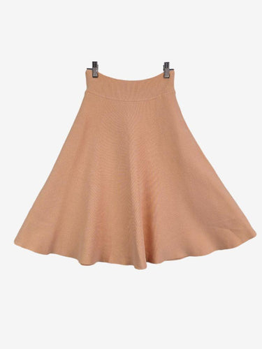 Scanlan Theodore Peach Knitted Circle Skirt Size M by SwapUp-Online Second Hand Store-Online Thrift Store