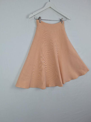Scanlan Theodore Peach Knitted Circle Skirt Size M by SwapUp-Online Second Hand Store-Online Thrift Store