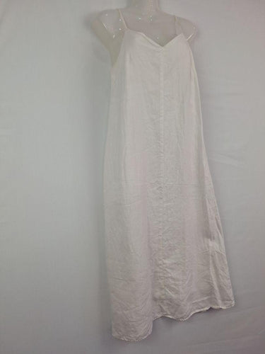 Country Road Crisp White Linen Slip Dress Size 6 by SwapUp-Online Second Hand Store-Online Thrift Store