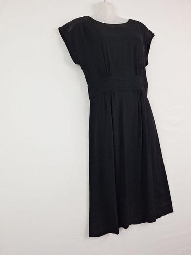 ba&sh Classy Gathered Midi Dress Size 8 by SwapUp-Online Second Hand Store-Online Thrift Store