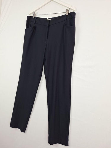 Leina & Fleur Navy Tailored Stretch Pants Size 16 by SwapUp-Online Second Hand Store-Online Thrift Store
